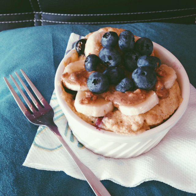 Blueberry Banana Mugcake