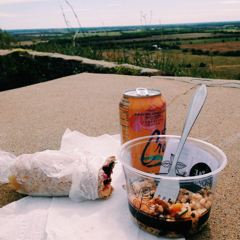 Hiking lunch