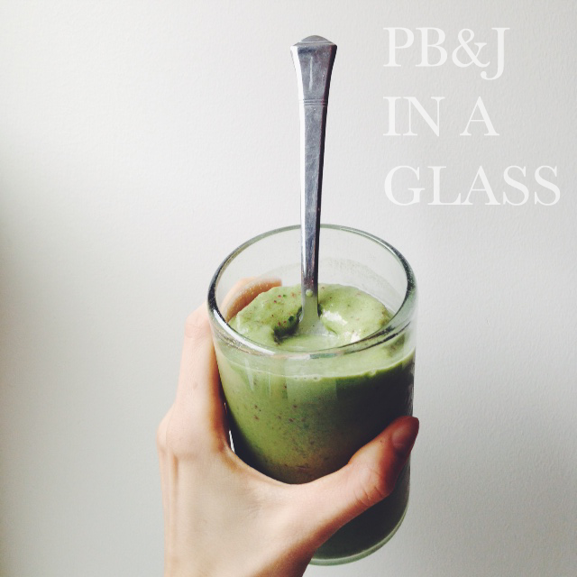 PB&J in a glass