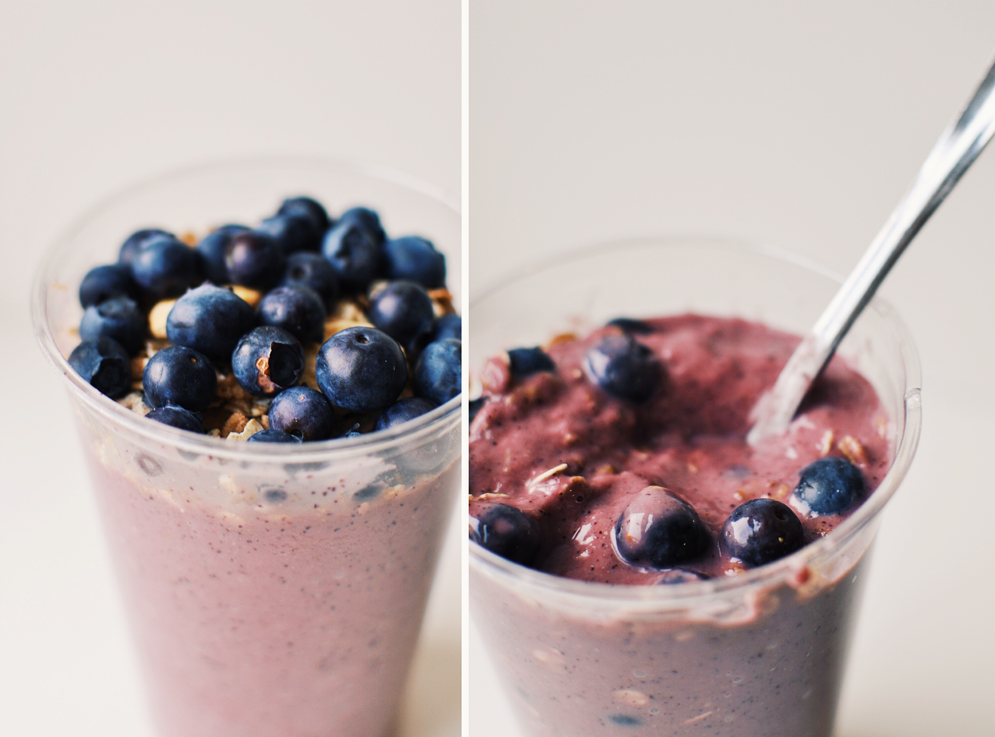 Berries + Sunflower Seed Butter Smoothie