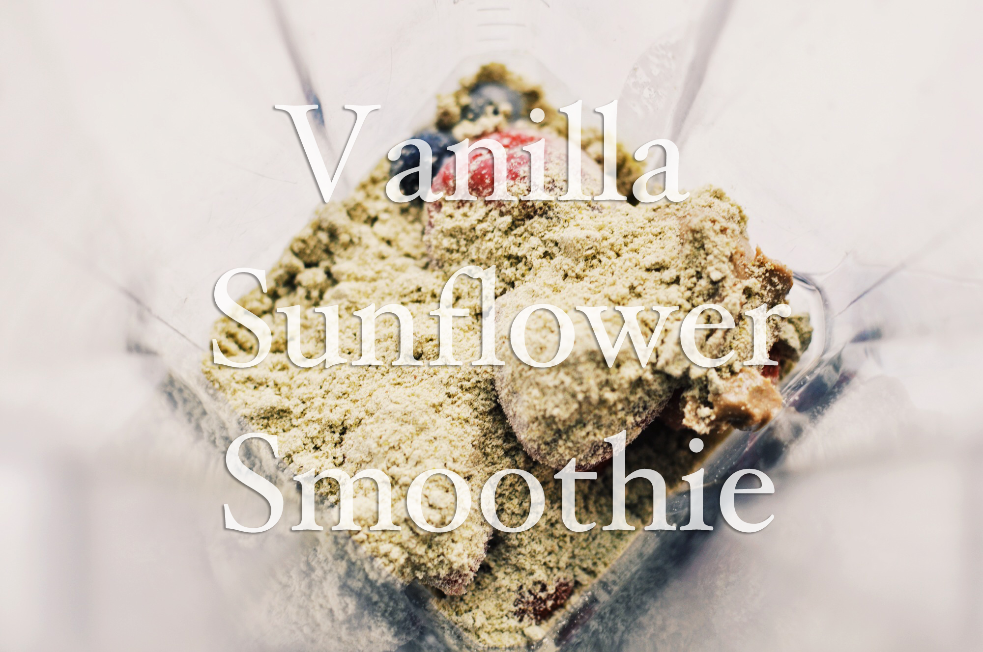 Sunflower Seed Smoothie featuring Vega One Nutritional Shake powder