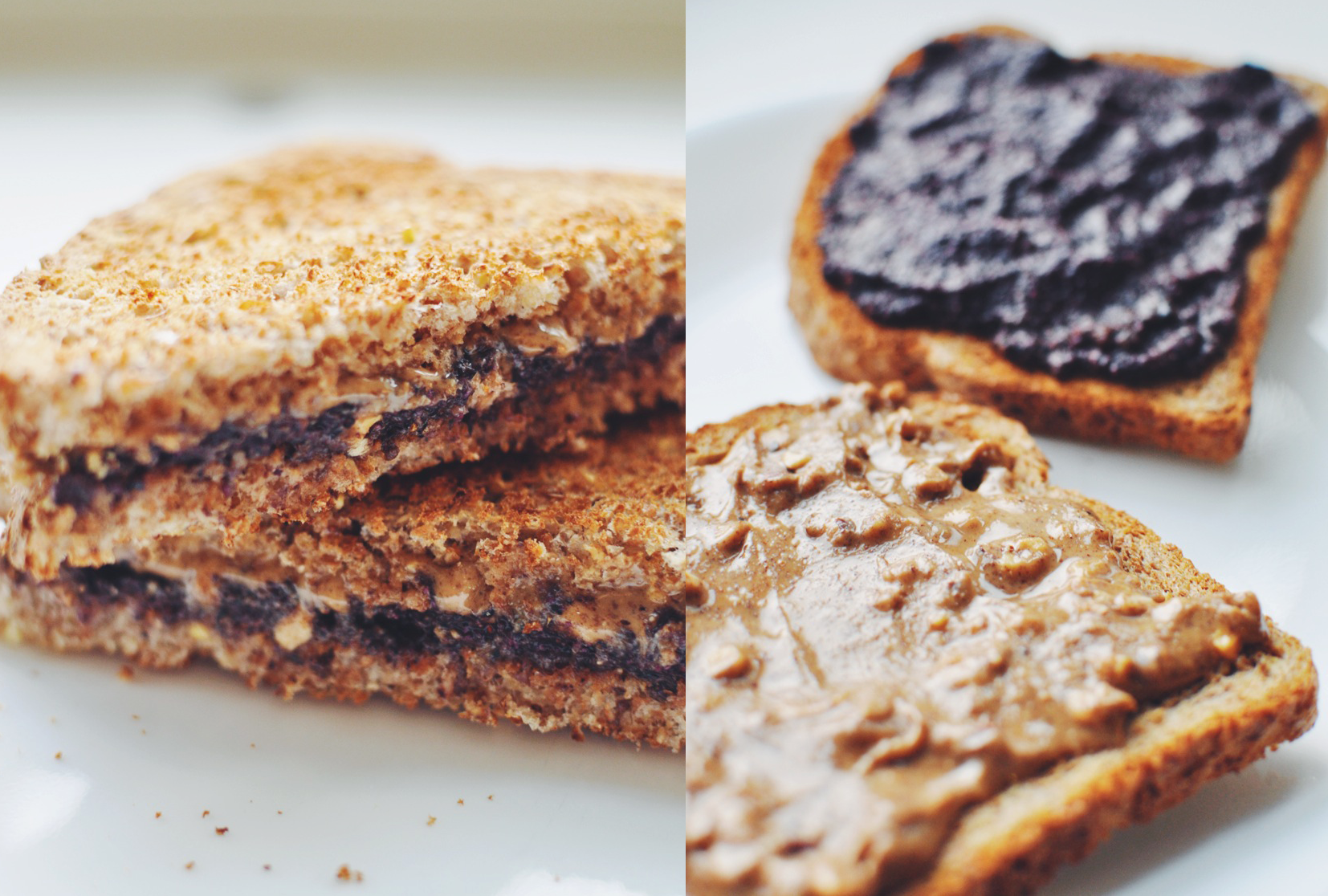 Almond butter & blueberry chia jam