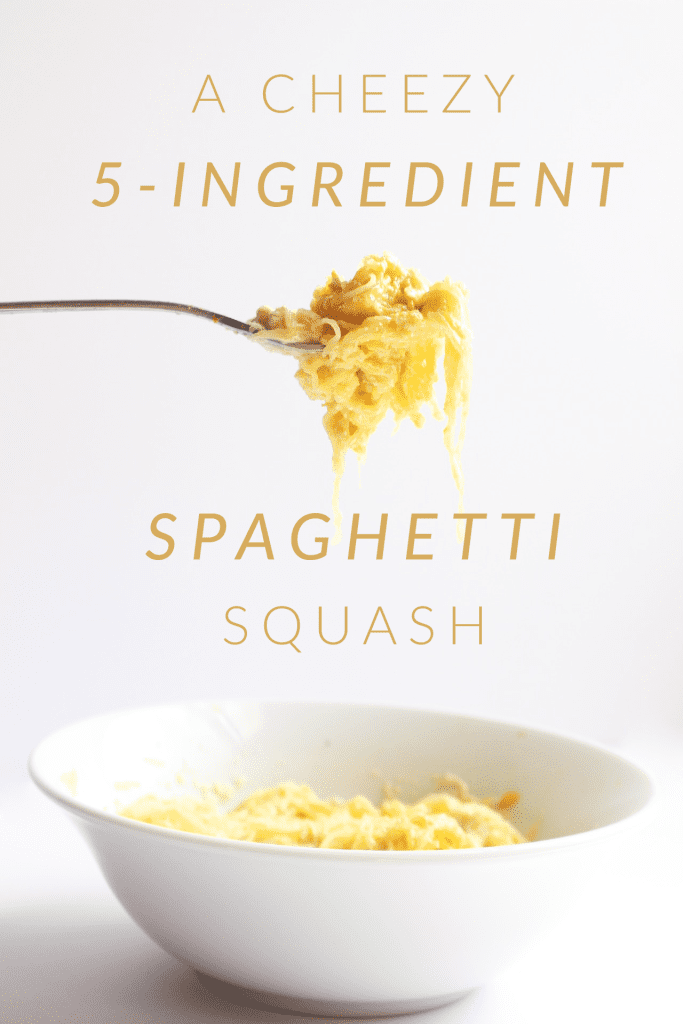 A Cheezy 5-Ingredient Spaghetti Squash